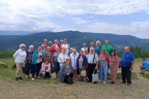 Grupa seniorów z Powiatu Szczycieńskiego.